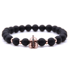 Load image into Gallery viewer, New 2Pcs/Set Natural Black Matte Stone