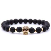 Load image into Gallery viewer, New 2Pcs/Set Natural Black Matte Stone