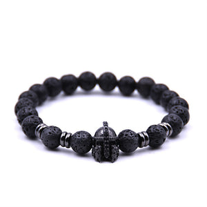 New 2Pcs/Set Natural Black Matte Stone