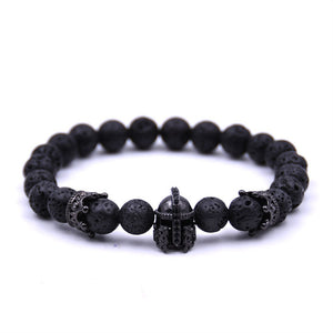 New 2Pcs/Set Natural Black Matte Stone