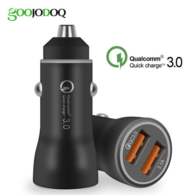 3.0 dual fast usb car charger