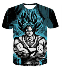 Load image into Gallery viewer, High quality 2019 latest fashion Harajuku male / female T-shirt Dragon Ball 3D printing T-shirt round neck T-shirt top
