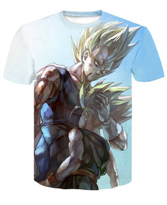 High quality 2019 latest fashion Harajuku male / female T-shirt Dragon Ball 3D printing T-shirt round neck T-shirt top