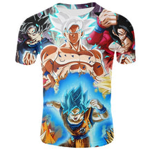 Load image into Gallery viewer, High quality 2019 latest fashion Harajuku male / female T-shirt Dragon Ball 3D printing T-shirt round neck T-shirt top