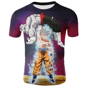 High quality 2019 latest fashion Harajuku male / female T-shirt Dragon Ball 3D printing T-shirt round neck T-shirt top