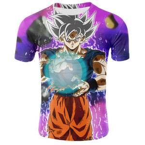 High quality 2019 latest fashion Harajuku male / female T-shirt Dragon Ball 3D printing T-shirt round neck T-shirt top