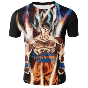 High quality 2019 latest fashion Harajuku male / female T-shirt Dragon Ball 3D printing T-shirt round neck T-shirt top