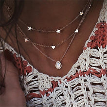 Load image into Gallery viewer, Cross Necklaces For Women Charm Gold Color
