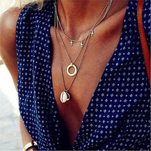 Load image into Gallery viewer, Cross Necklaces For Women Charm Gold Color