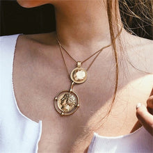 Load image into Gallery viewer, Cross Necklaces For Women Charm Gold Color
