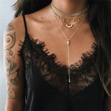 Load image into Gallery viewer, Cross Necklaces For Women Charm Gold Color