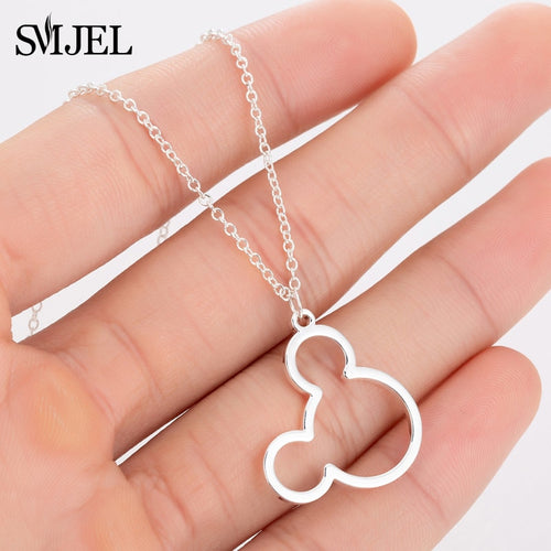Minnie Mouse Necklace Collier Long Chain Jewelry