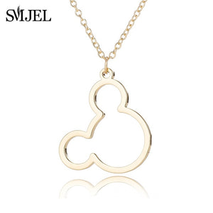 Minnie Mouse Necklace Collier Long Chain Jewelry