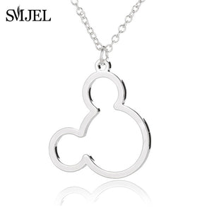Minnie Mouse Necklace Collier Long Chain Jewelry