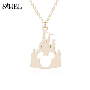 Minnie Mouse Necklace Collier Long Chain Jewelry