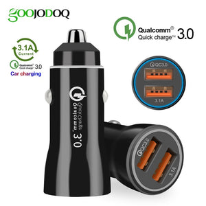 3.0 dual fast usb car charger