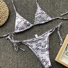 Load image into Gallery viewer, Bikinx Triangle leopard bikinis