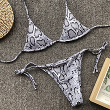 Load image into Gallery viewer, Bikinx Triangle leopard bikinis