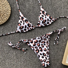 Load image into Gallery viewer, Bikinx Triangle leopard bikinis