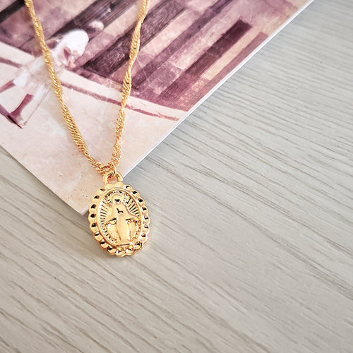 TTMM Jewrly Holy Religious Accessories Virgin Mary Pendant Necklace  N56