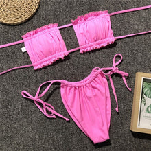 Load image into Gallery viewer, Peachtan Sexy pink swimwear women