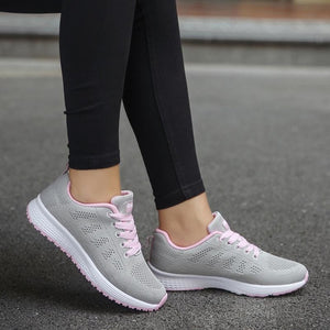 Shoes Woman Sneakers White Platform