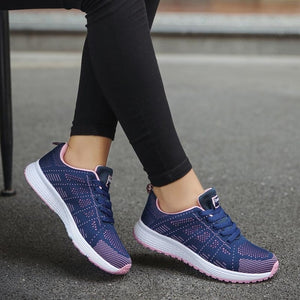 Shoes Woman Sneakers White Platform