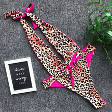 Load image into Gallery viewer, Bikinx Triangle leopard bikinis