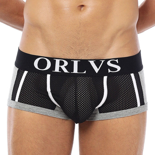 Breathable Mesh Silk Mesh Men's Boxer Underwear