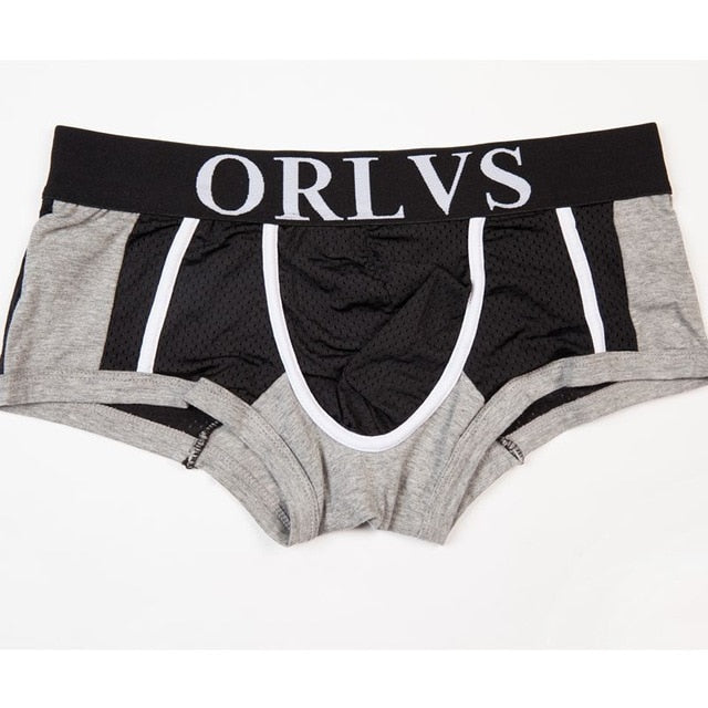Breathable Mesh Silk Mesh Men's Boxer Underwear