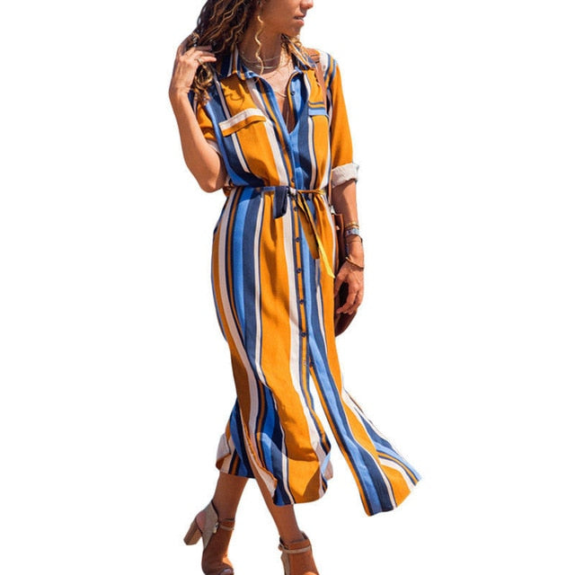 Women Dress Summer Boho Long Maxi Sundress