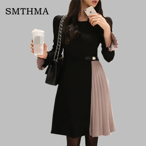 women Spring Flare Sleeve party dress