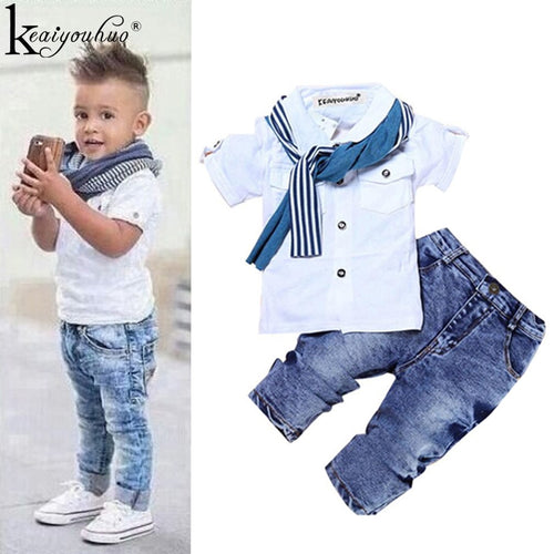 Toddler Boy Clothes Summer Children ClothingSuits 2 3 4 5 6 7 Years