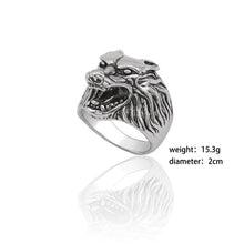 Load image into Gallery viewer, Gothic Punk Ring Men