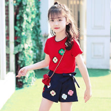 Load image into Gallery viewer, Girls Clothing Sets Summer Style
