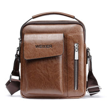 Load image into Gallery viewer, Men&#39;s Shoulder Bag PU leather handbags