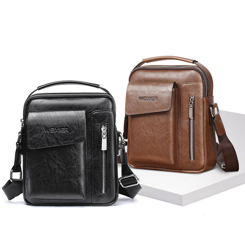 Men's Shoulder Bag PU leather handbags