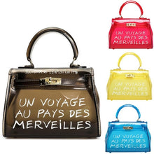 Load image into Gallery viewer, Women Bag Transparent Shoulder Bags