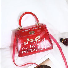 Load image into Gallery viewer, Women Bag Transparent Shoulder Bags