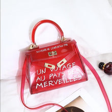 Load image into Gallery viewer, Women Bag Transparent Shoulder Bags