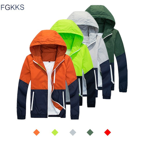 FGKKS Men Jacket Windbreaker