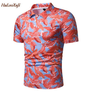 Beach Style Men Summer Short Sleeve
