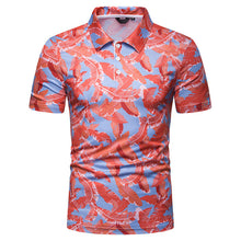 Load image into Gallery viewer, Beach Style Men Summer Short Sleeve