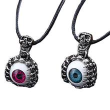 Load image into Gallery viewer, Hot Punk Men&#39;s Skeleton Skull Eyes Stainless Steel