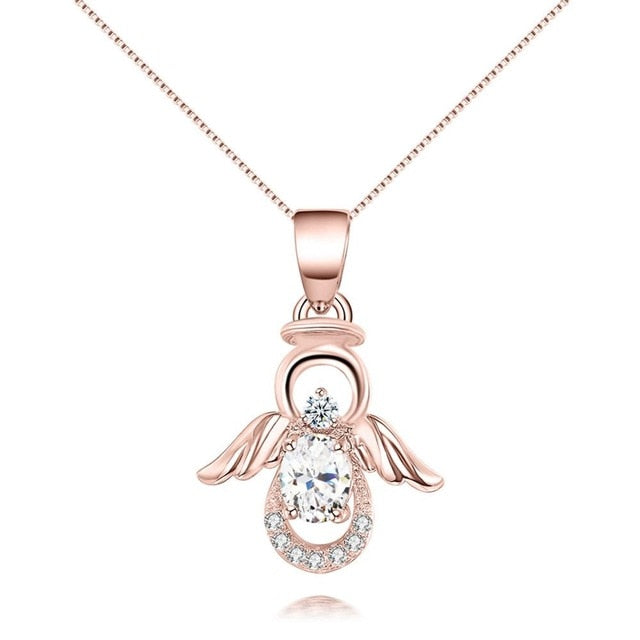 Jewelry Angel Necklace for Girls Women